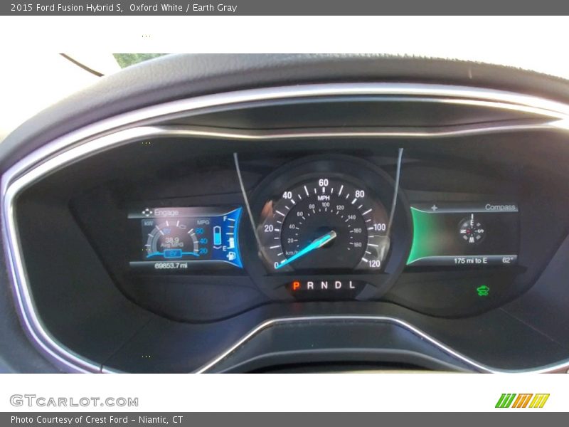  2015 Fusion Hybrid S Hybrid S Gauges