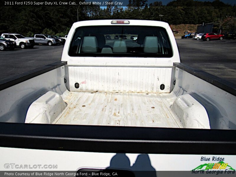 Oxford White / Steel Gray 2011 Ford F250 Super Duty XL Crew Cab