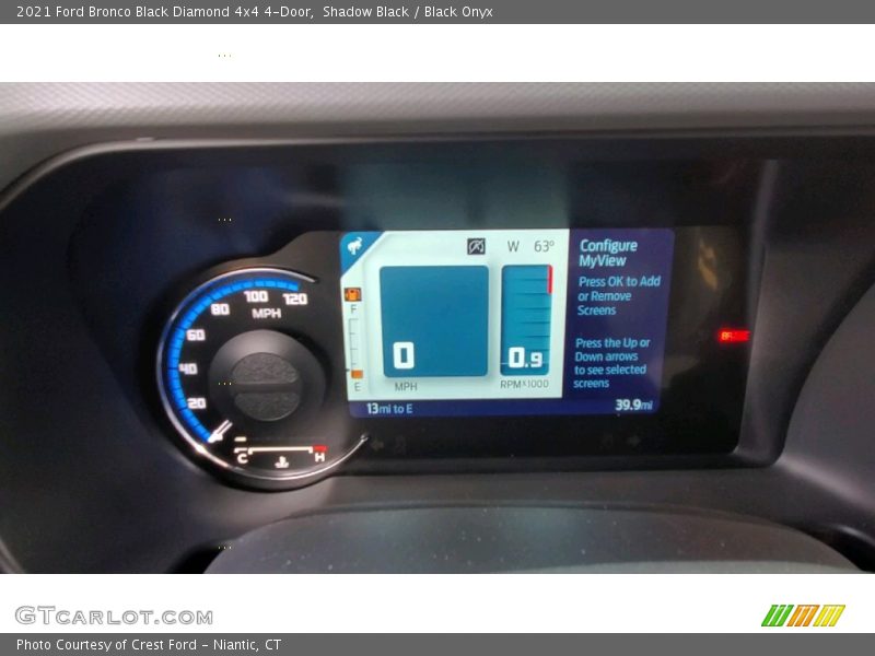 Shadow Black / Black Onyx 2021 Ford Bronco Black Diamond 4x4 4-Door