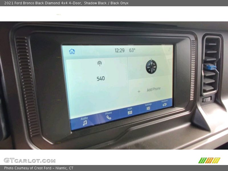 Shadow Black / Black Onyx 2021 Ford Bronco Black Diamond 4x4 4-Door