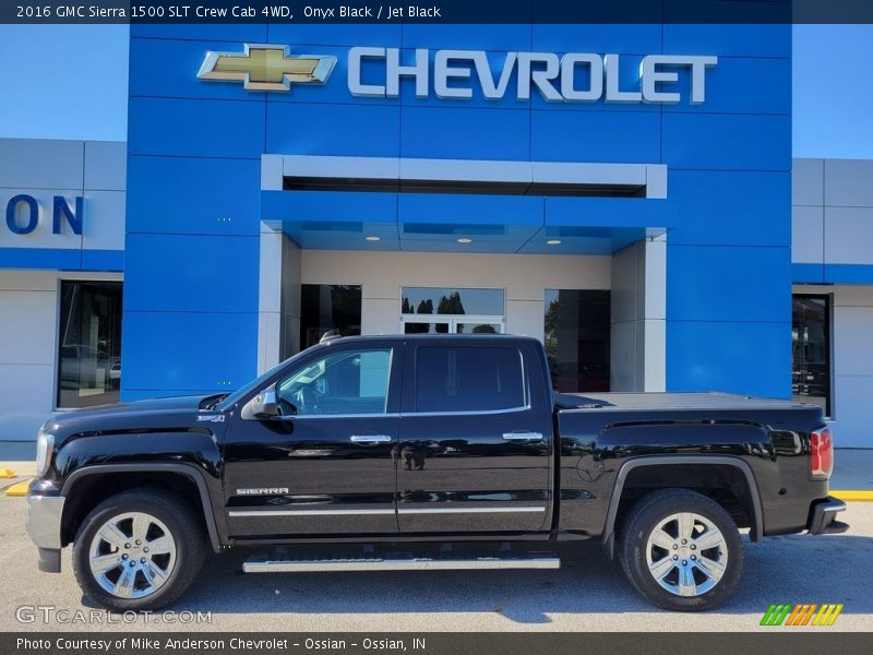 Onyx Black / Jet Black 2016 GMC Sierra 1500 SLT Crew Cab 4WD