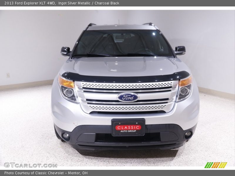 Ingot Silver Metallic / Charcoal Black 2013 Ford Explorer XLT 4WD