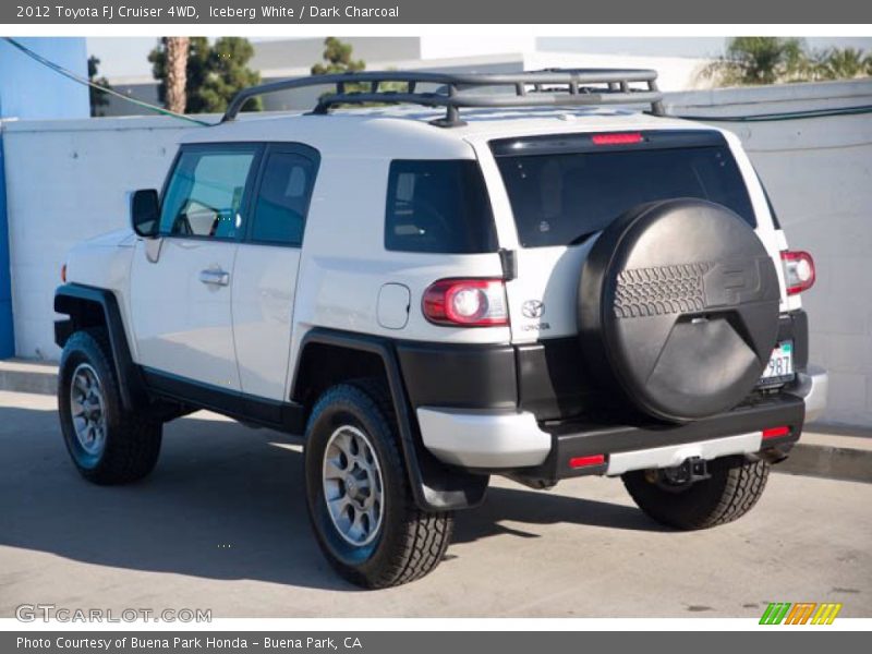Iceberg White / Dark Charcoal 2012 Toyota FJ Cruiser 4WD