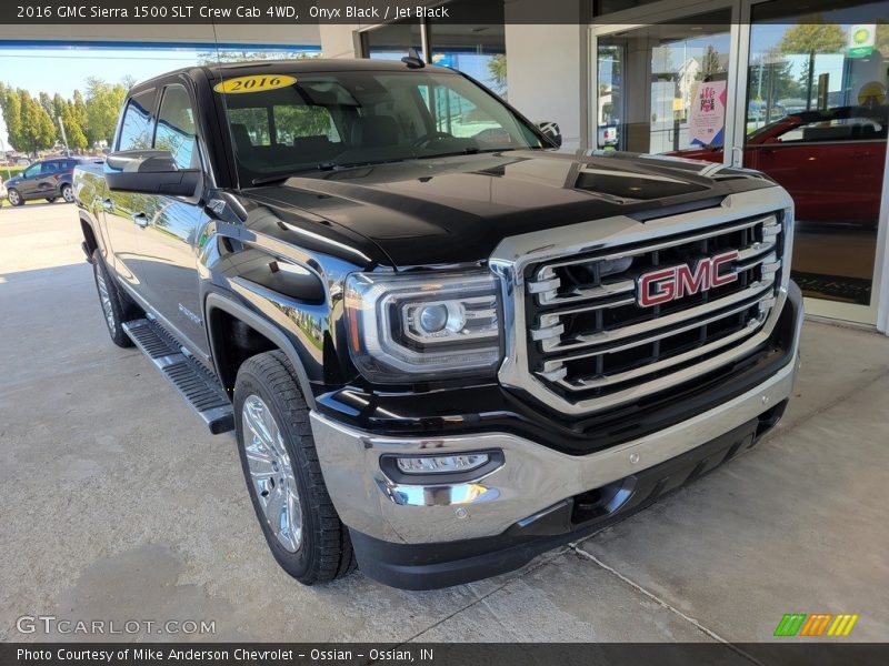 Onyx Black / Jet Black 2016 GMC Sierra 1500 SLT Crew Cab 4WD