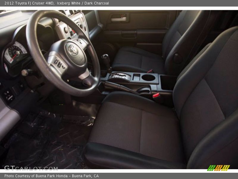 Iceberg White / Dark Charcoal 2012 Toyota FJ Cruiser 4WD