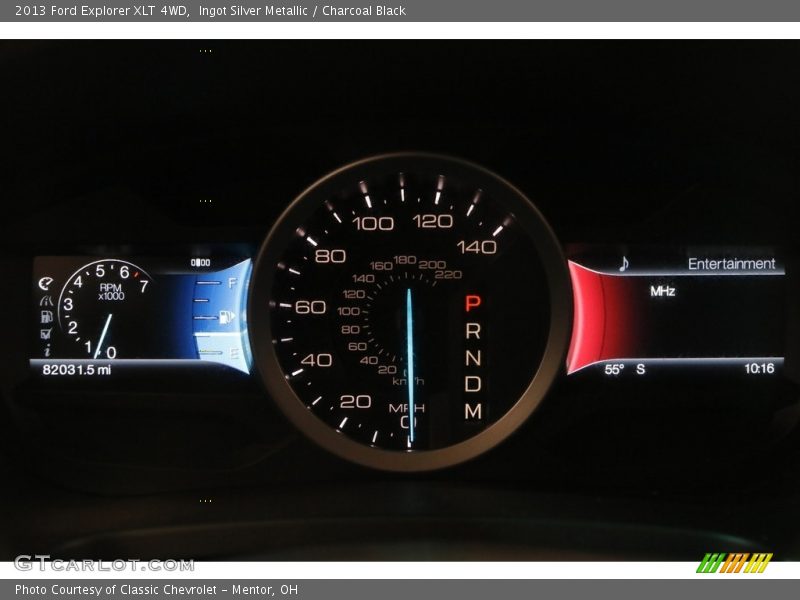 Ingot Silver Metallic / Charcoal Black 2013 Ford Explorer XLT 4WD