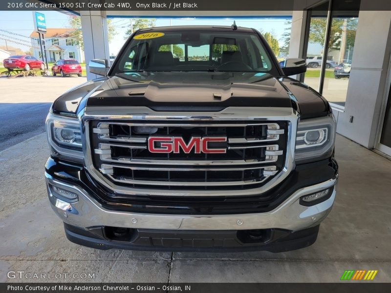 Onyx Black / Jet Black 2016 GMC Sierra 1500 SLT Crew Cab 4WD