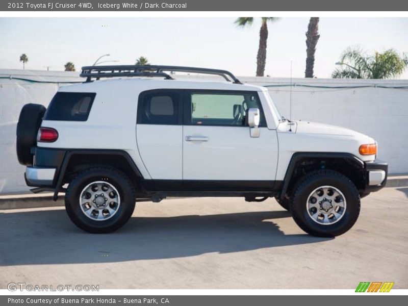 Iceberg White / Dark Charcoal 2012 Toyota FJ Cruiser 4WD