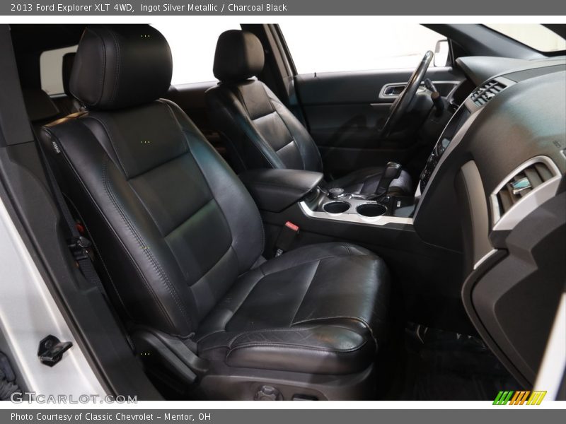 Ingot Silver Metallic / Charcoal Black 2013 Ford Explorer XLT 4WD