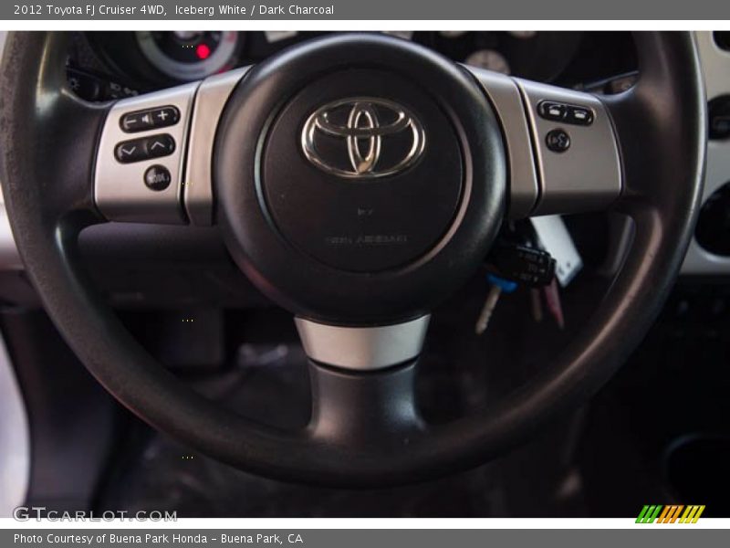 Iceberg White / Dark Charcoal 2012 Toyota FJ Cruiser 4WD
