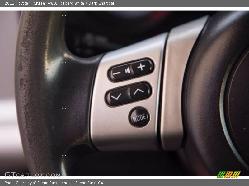 Iceberg White / Dark Charcoal 2012 Toyota FJ Cruiser 4WD