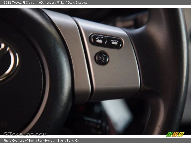 Iceberg White / Dark Charcoal 2012 Toyota FJ Cruiser 4WD