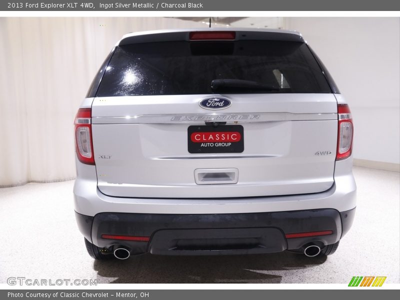 Ingot Silver Metallic / Charcoal Black 2013 Ford Explorer XLT 4WD