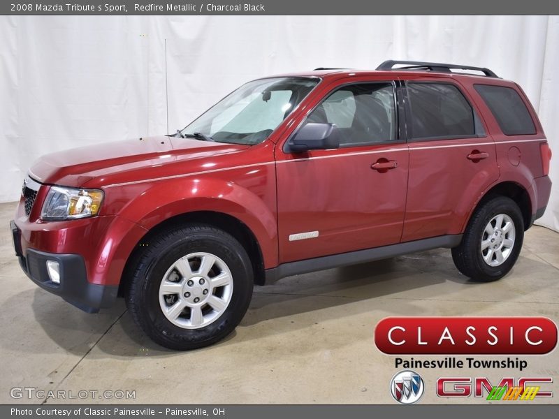 Redfire Metallic / Charcoal Black 2008 Mazda Tribute s Sport