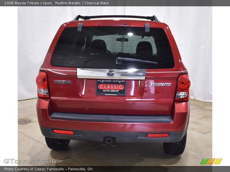 Redfire Metallic / Charcoal Black 2008 Mazda Tribute s Sport