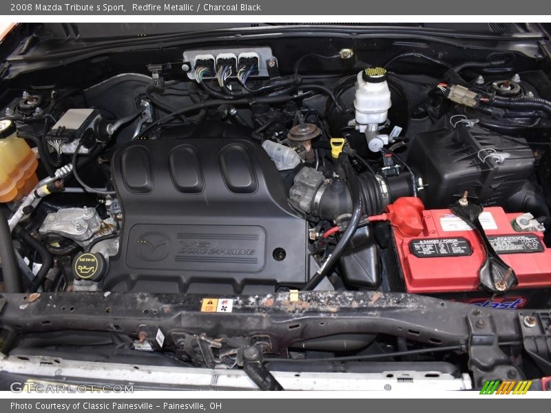 Redfire Metallic / Charcoal Black 2008 Mazda Tribute s Sport