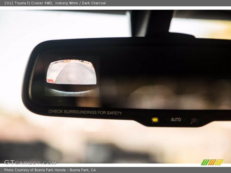 Iceberg White / Dark Charcoal 2012 Toyota FJ Cruiser 4WD