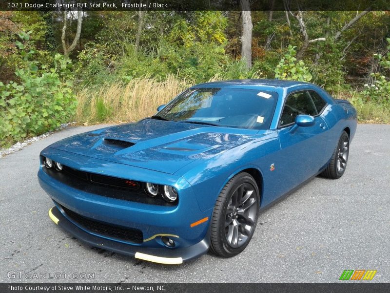 Frostbite / Black 2021 Dodge Challenger R/T Scat Pack