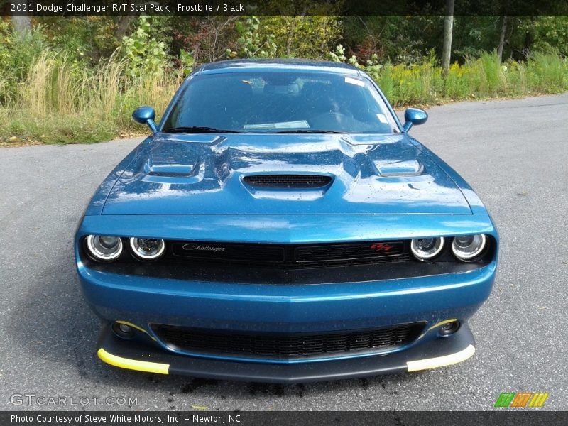 Frostbite / Black 2021 Dodge Challenger R/T Scat Pack