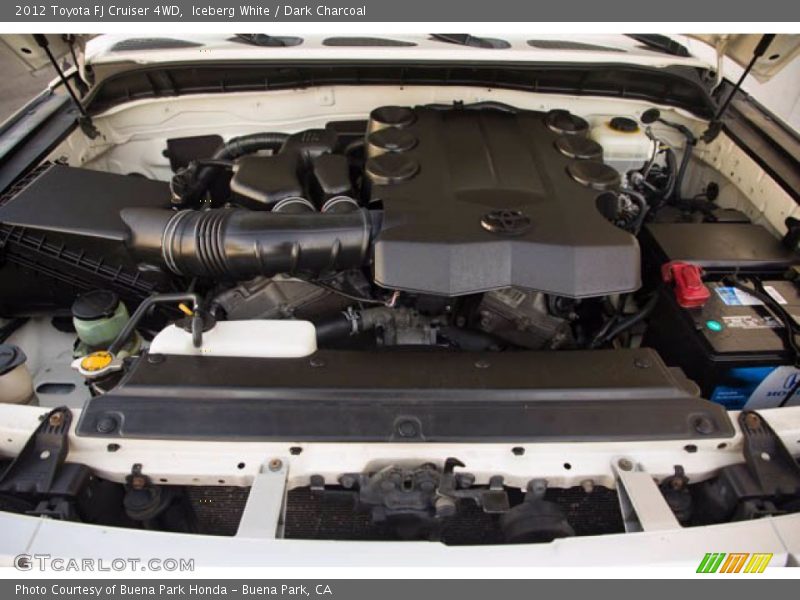 Iceberg White / Dark Charcoal 2012 Toyota FJ Cruiser 4WD