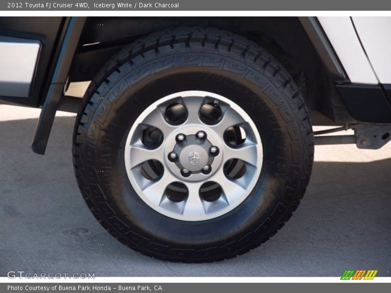 Iceberg White / Dark Charcoal 2012 Toyota FJ Cruiser 4WD