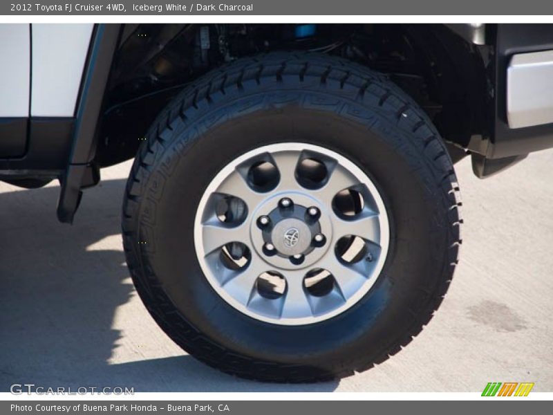 Iceberg White / Dark Charcoal 2012 Toyota FJ Cruiser 4WD