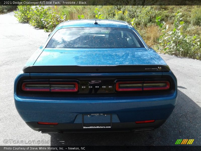 Frostbite / Black 2021 Dodge Challenger R/T Scat Pack