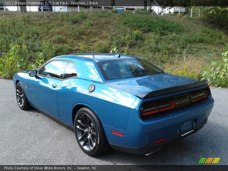 Frostbite / Black 2021 Dodge Challenger R/T Scat Pack