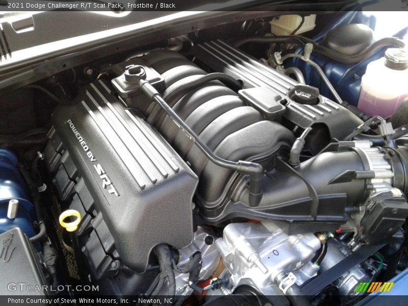Frostbite / Black 2021 Dodge Challenger R/T Scat Pack