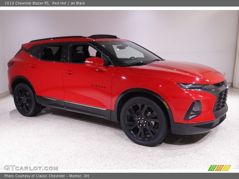 Red Hot / Jet Black 2019 Chevrolet Blazer RS