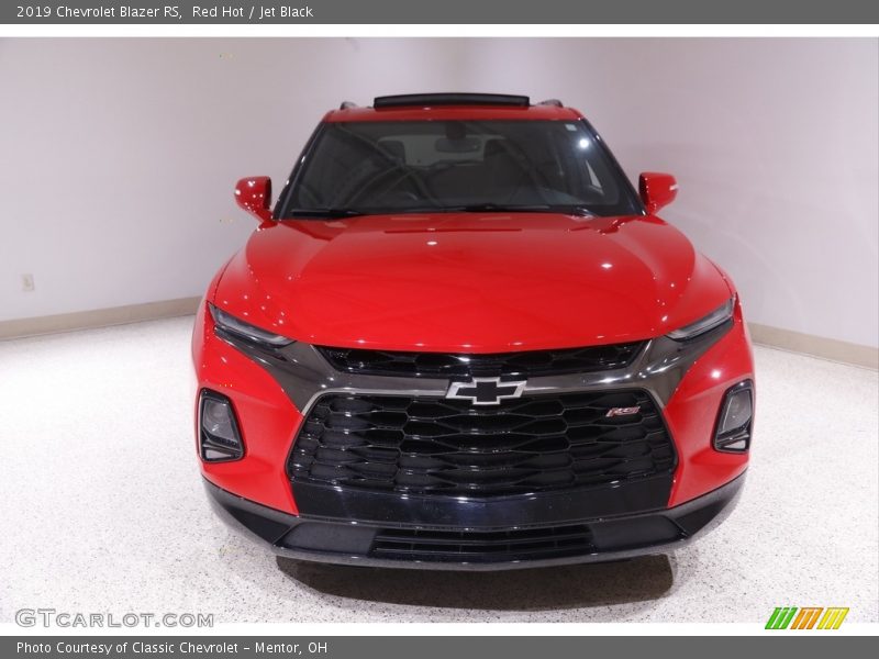Red Hot / Jet Black 2019 Chevrolet Blazer RS