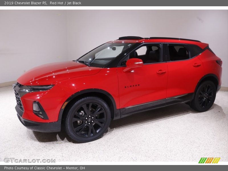 Red Hot / Jet Black 2019 Chevrolet Blazer RS