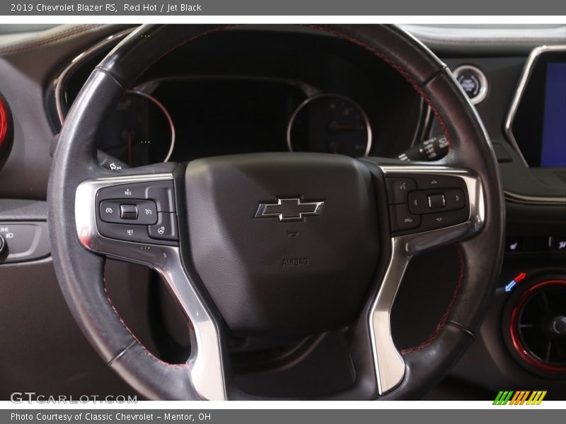 Red Hot / Jet Black 2019 Chevrolet Blazer RS
