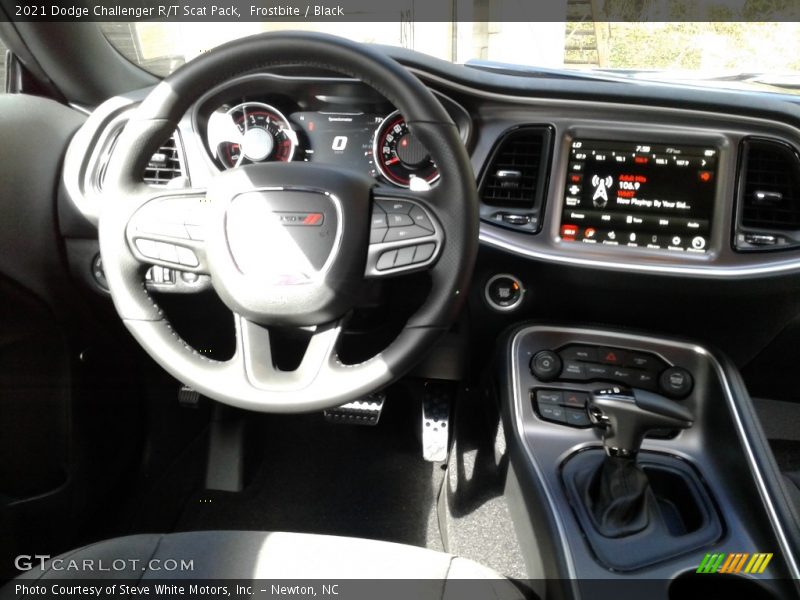 Frostbite / Black 2021 Dodge Challenger R/T Scat Pack