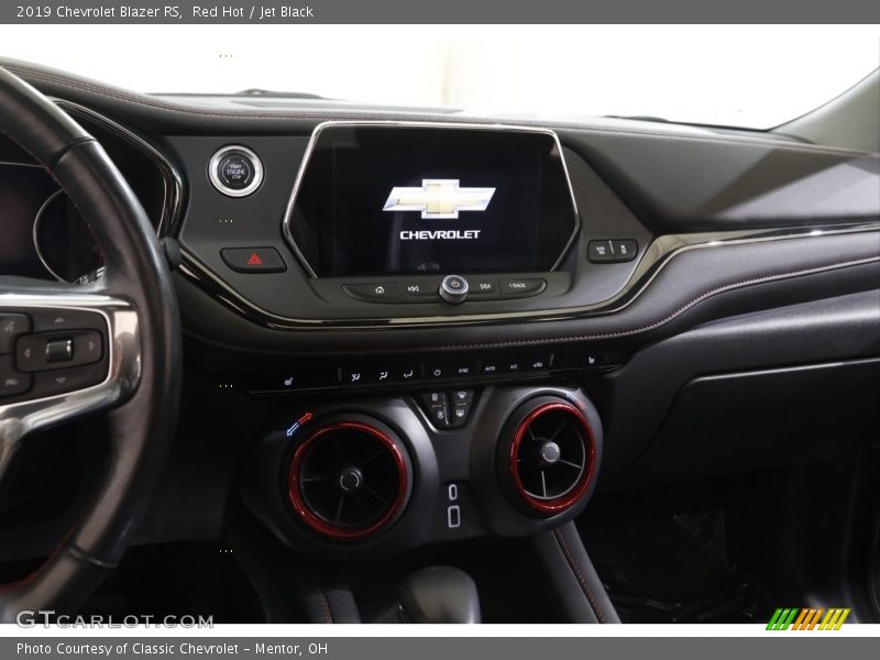 Red Hot / Jet Black 2019 Chevrolet Blazer RS
