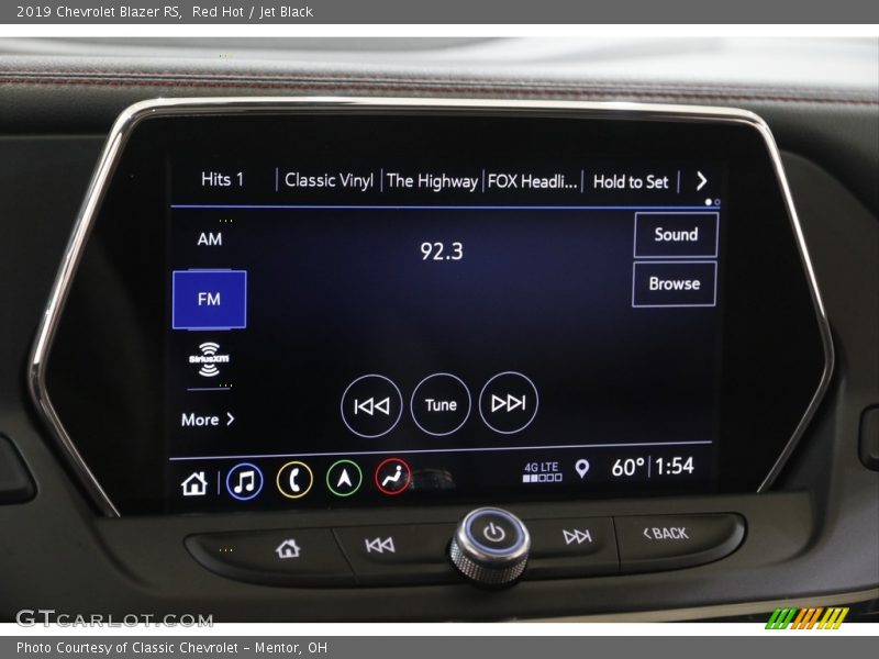 Red Hot / Jet Black 2019 Chevrolet Blazer RS