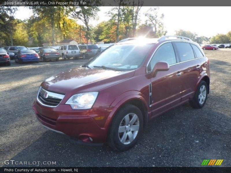 Chili Pepper Red / Tan 2009 Saturn VUE XR V6