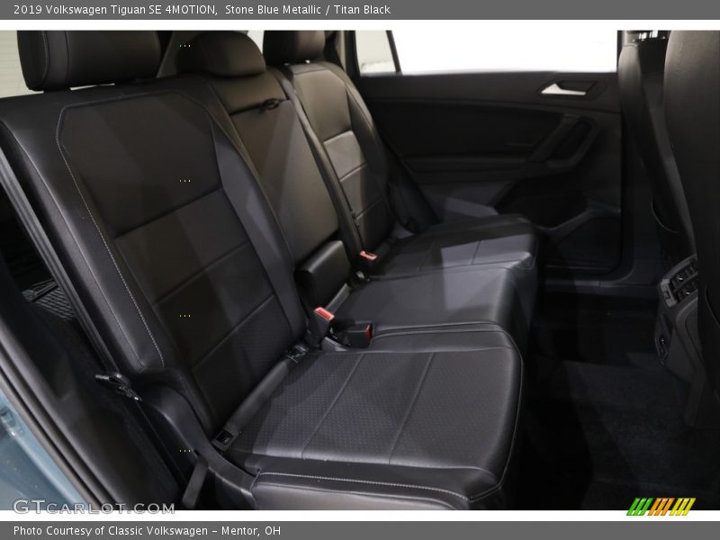Stone Blue Metallic / Titan Black 2019 Volkswagen Tiguan SE 4MOTION