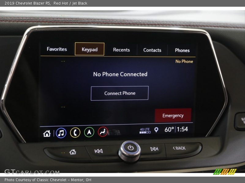 Red Hot / Jet Black 2019 Chevrolet Blazer RS