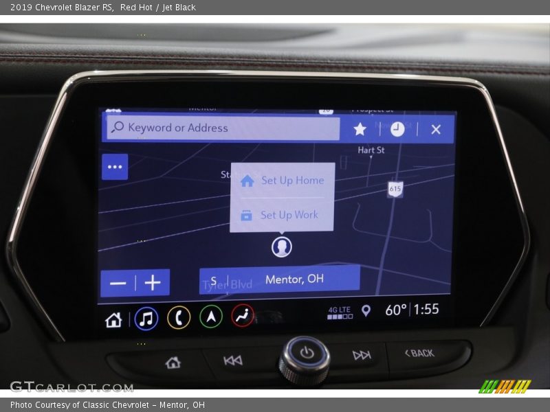 Red Hot / Jet Black 2019 Chevrolet Blazer RS