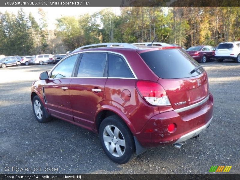 Chili Pepper Red / Tan 2009 Saturn VUE XR V6