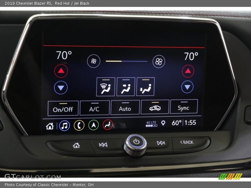 Red Hot / Jet Black 2019 Chevrolet Blazer RS