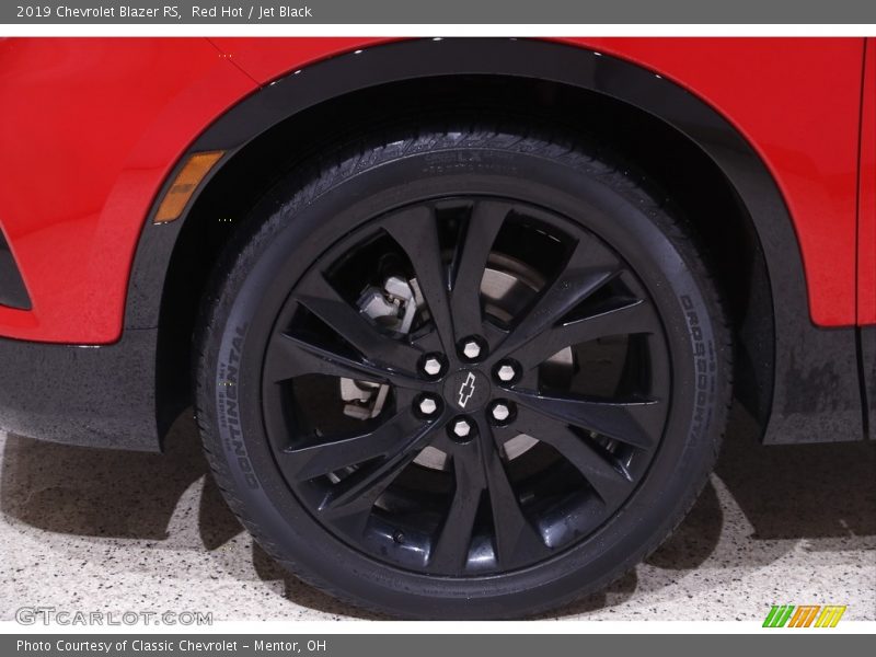 Red Hot / Jet Black 2019 Chevrolet Blazer RS