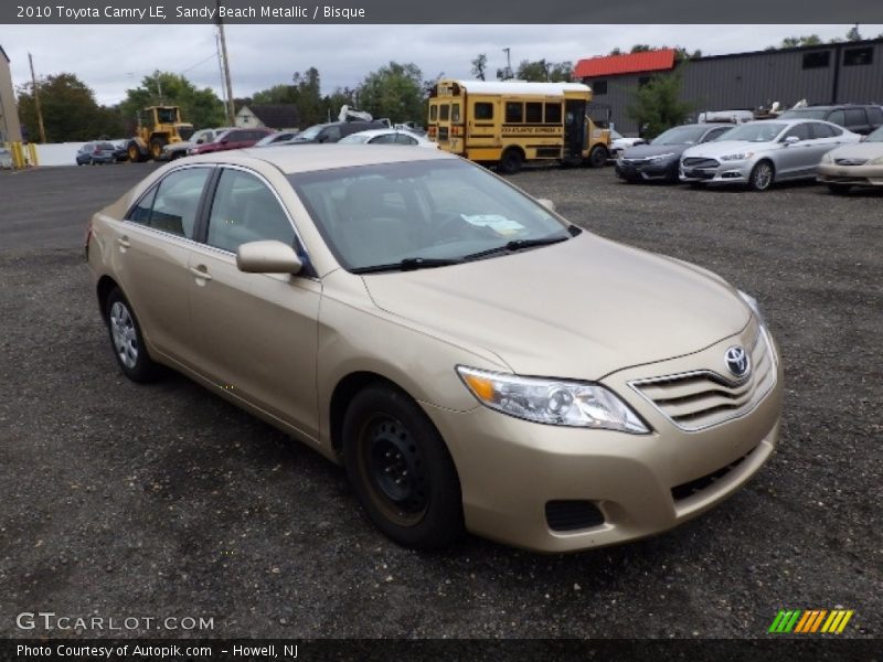 Sandy Beach Metallic / Bisque 2010 Toyota Camry LE