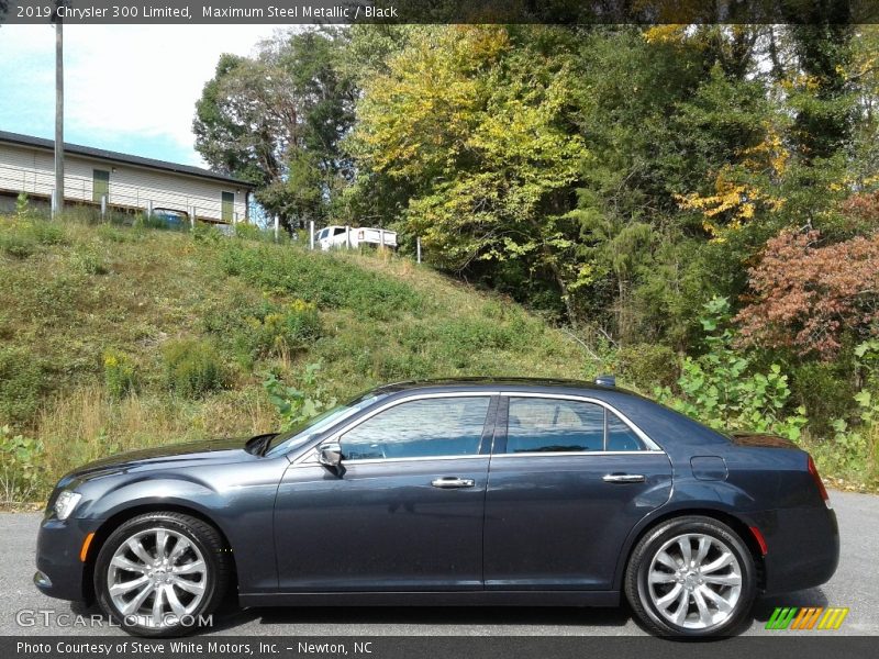 Maximum Steel Metallic / Black 2019 Chrysler 300 Limited