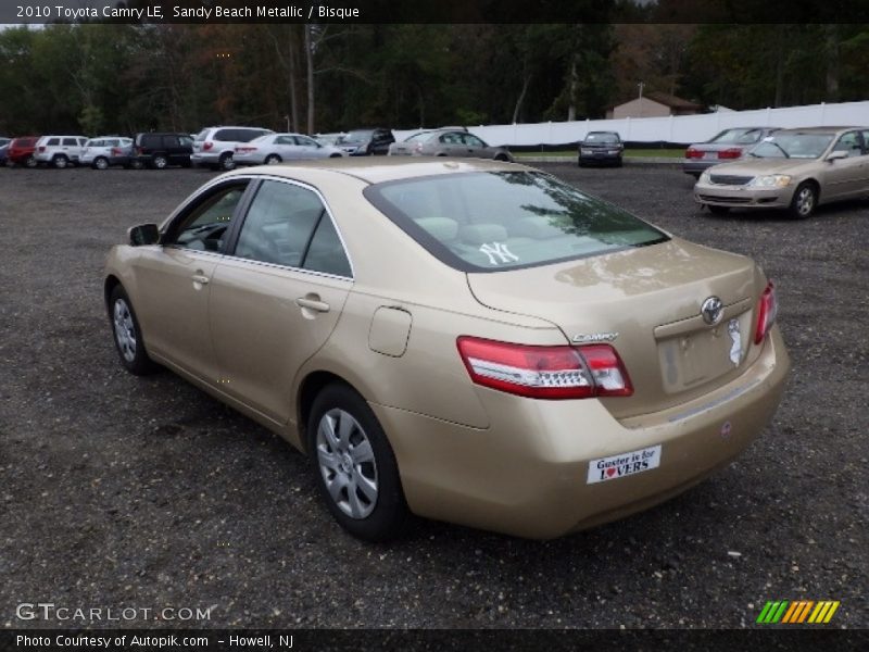 Sandy Beach Metallic / Bisque 2010 Toyota Camry LE