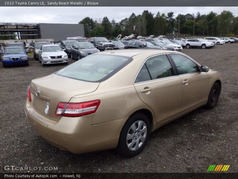 Sandy Beach Metallic / Bisque 2010 Toyota Camry LE
