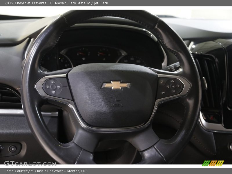 Mosaic Black Metallic / Jet Black 2019 Chevrolet Traverse LT