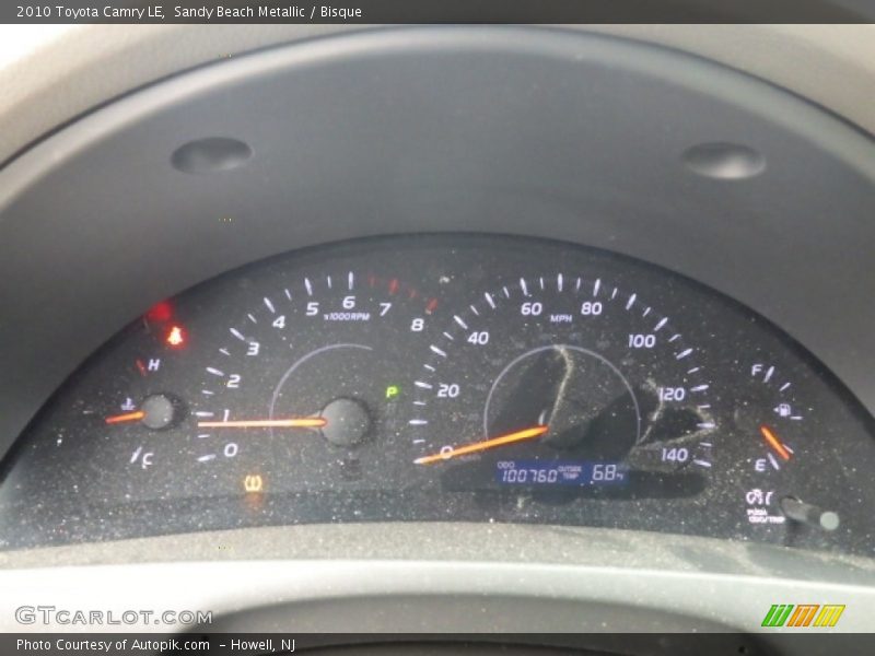 Sandy Beach Metallic / Bisque 2010 Toyota Camry LE