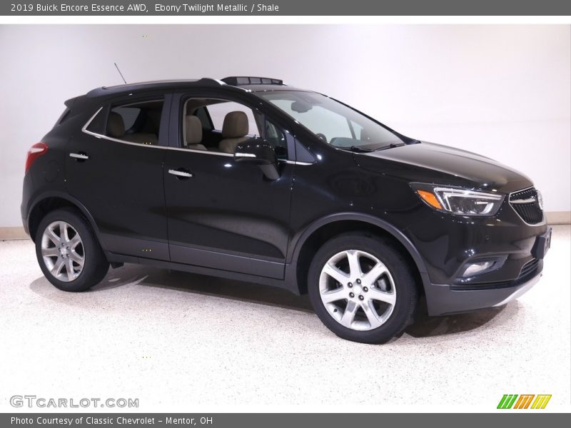 Ebony Twilight Metallic / Shale 2019 Buick Encore Essence AWD